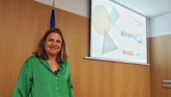 La directora general de la Fundación Ciudad de la Energía (Ciuden), Yasodhara López, durante la presentación de la segunda edición del programa cultural Dinamiz-ARTj