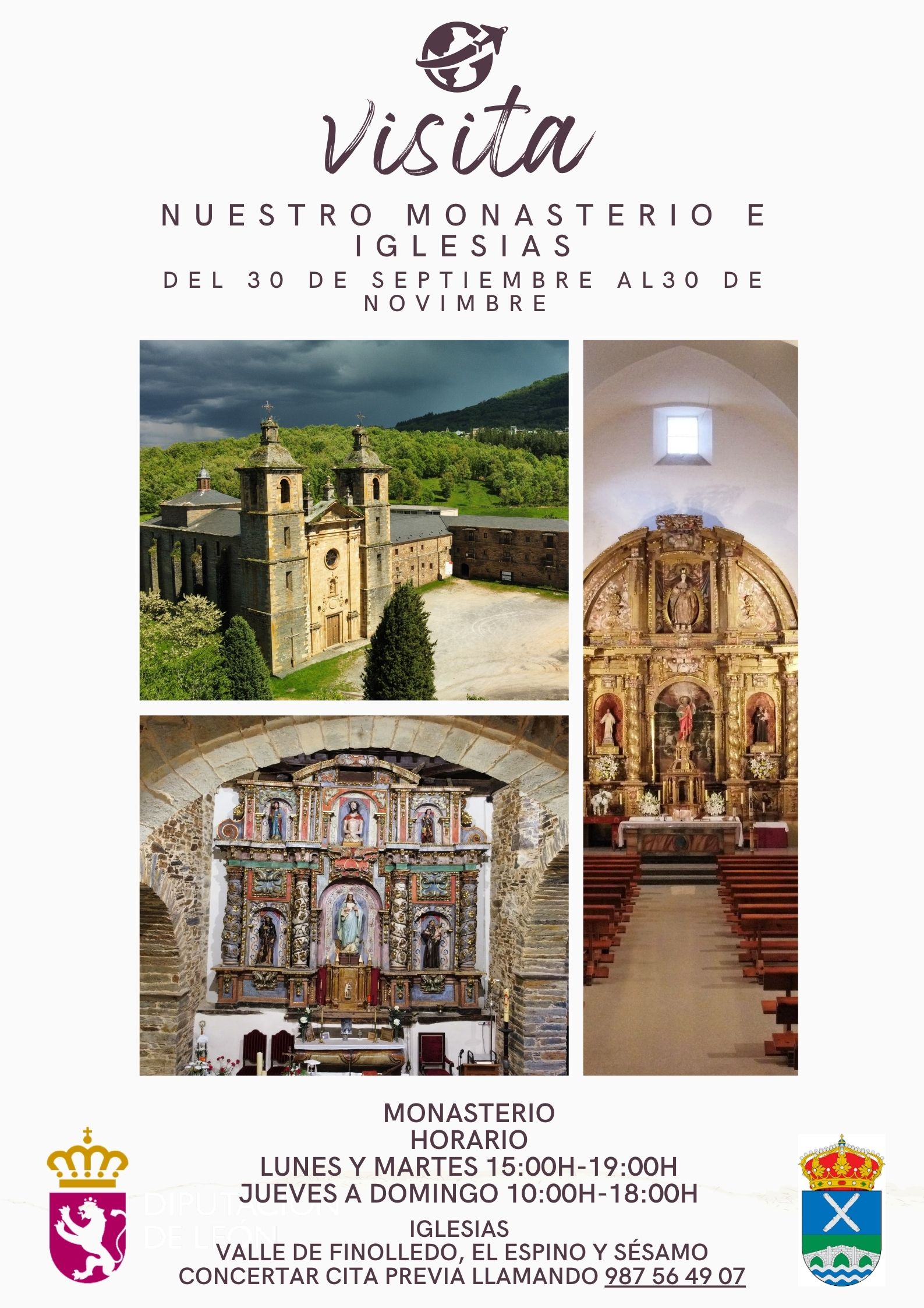 Póster Turismo Monasterio Vega Espinareda