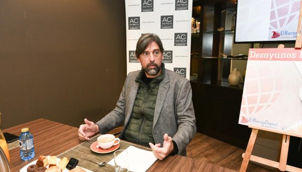 El alcalde de Congosto, Jorge García Vega, en los Desayunos Digitales de EBD