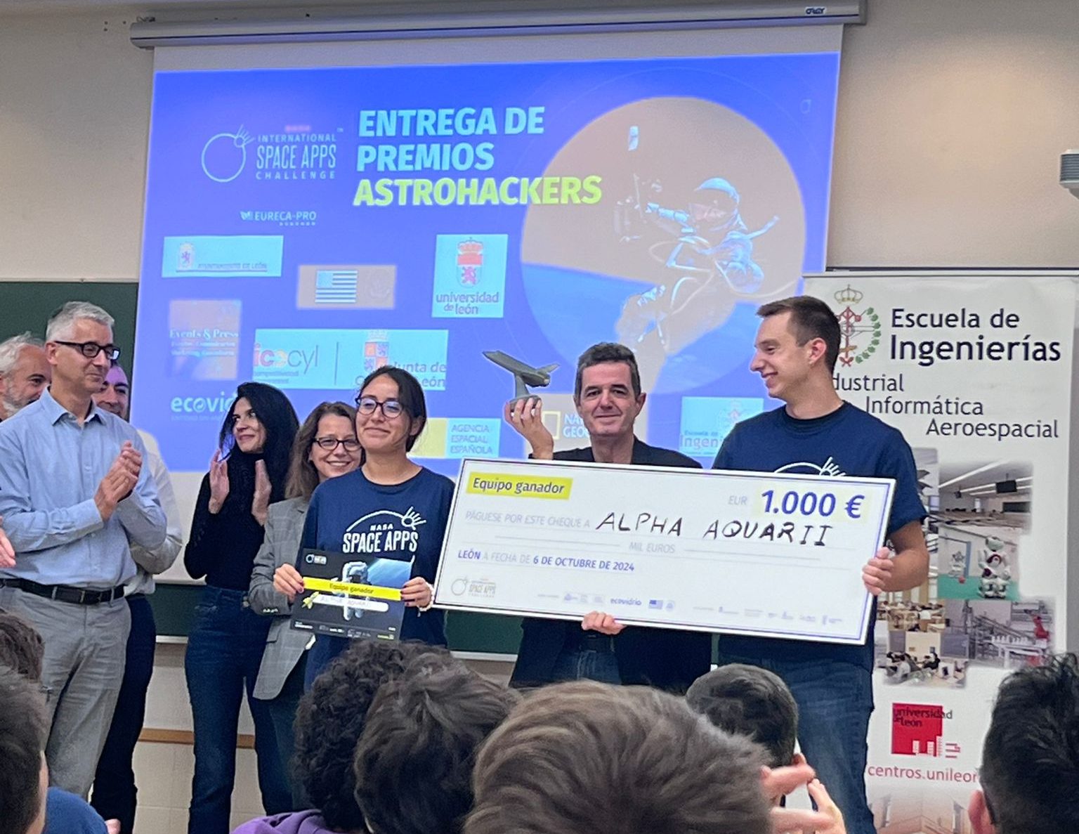 El ponferradino José Luis Ramos, entre los ganadores del Hackathon de la NASA en León