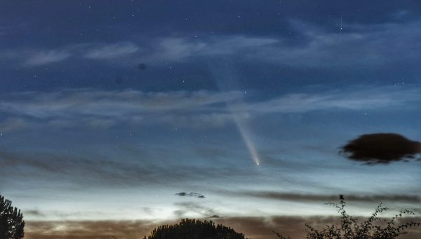 Espectacular avistamiento del 'cometa del siglo' sobre el Bierzo