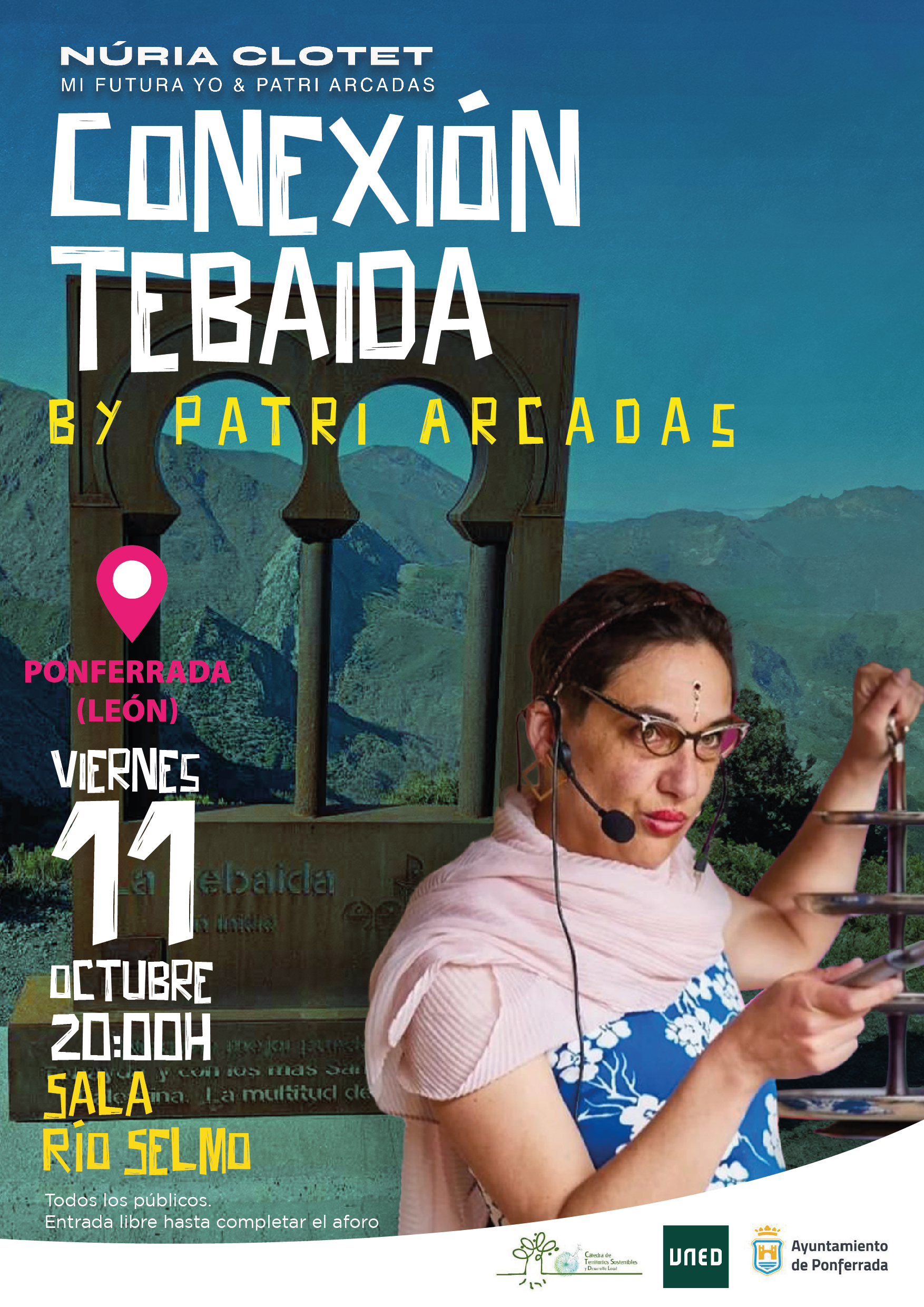 La Sala Río Selmo se prepara para recibir el espectáculo cómico-musical 'Conexión Tebaida, by Patri Arcadas'