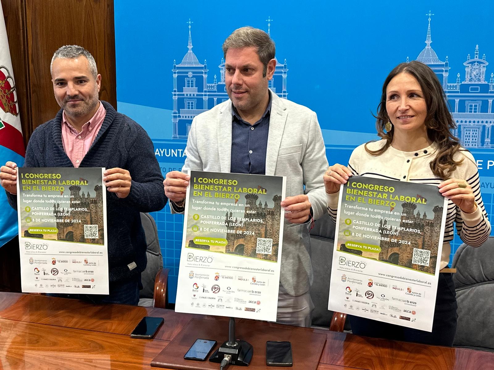 Presentación del I Congreso de Bienestar Laboral en el Bierzo.