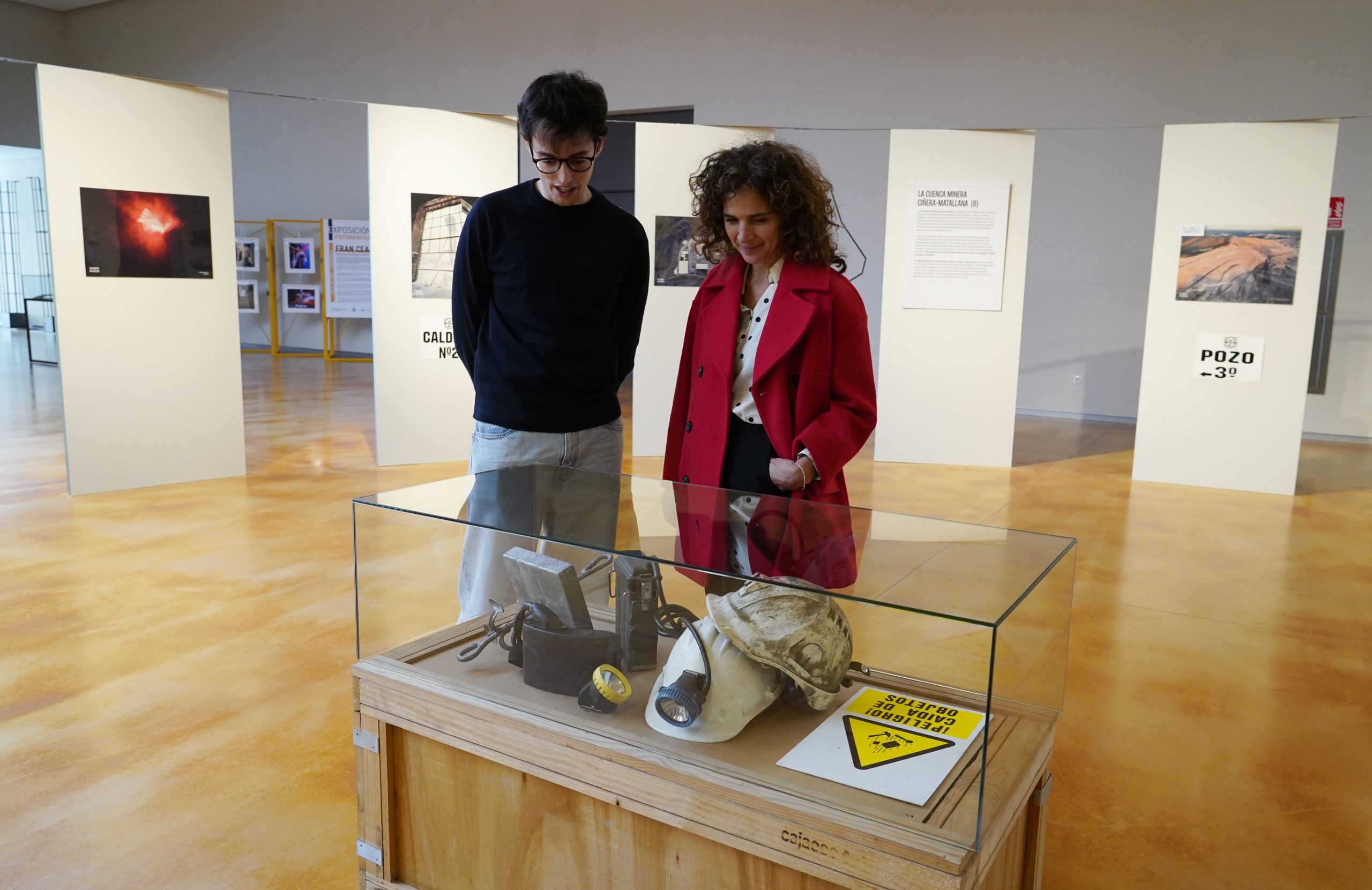 Presentación de la exposición 'El cielo abierto' en Ponferrada. / C. Sánchez