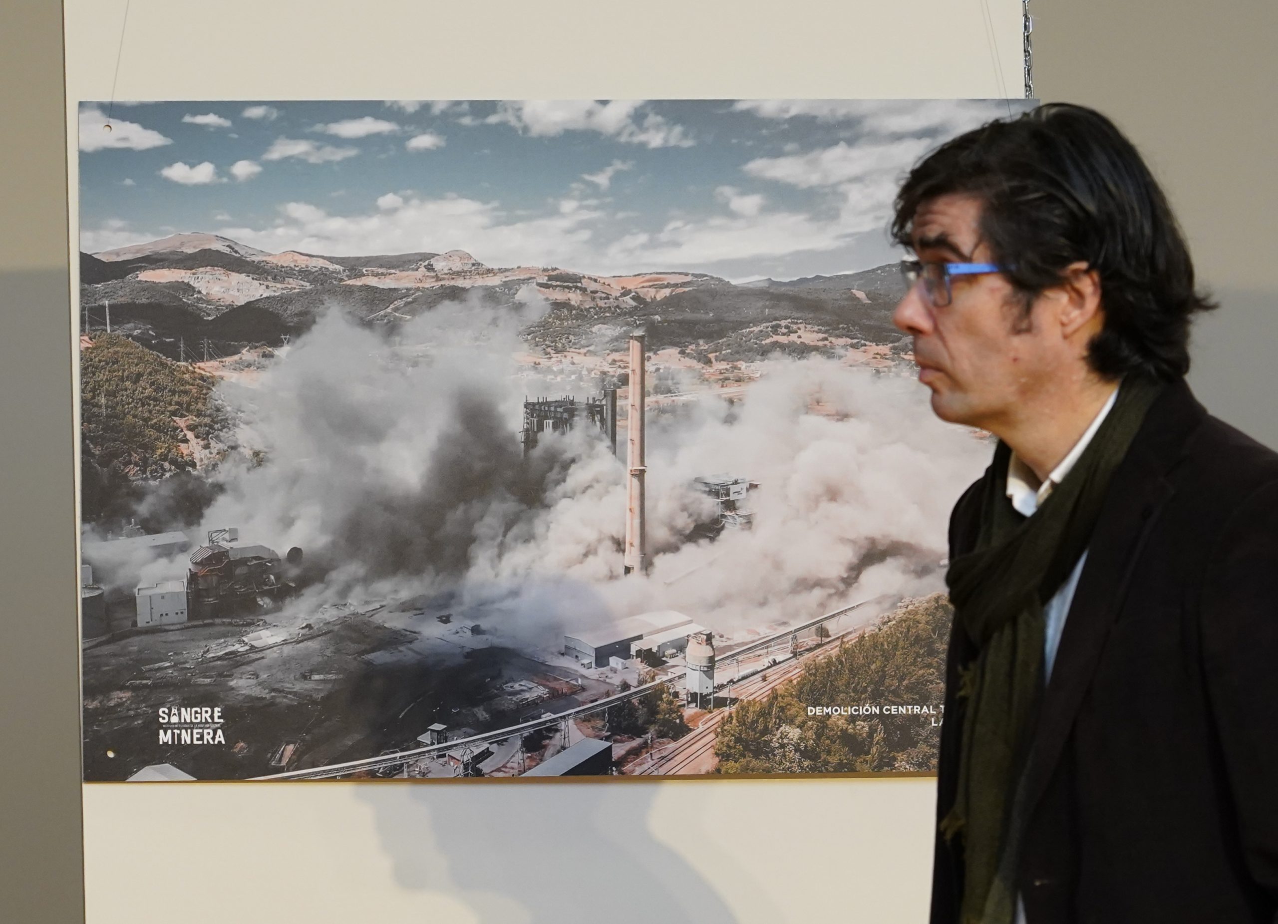 Presentación de la exposición 'El cielo abierto' en Ponferrada. / C. Sánchez