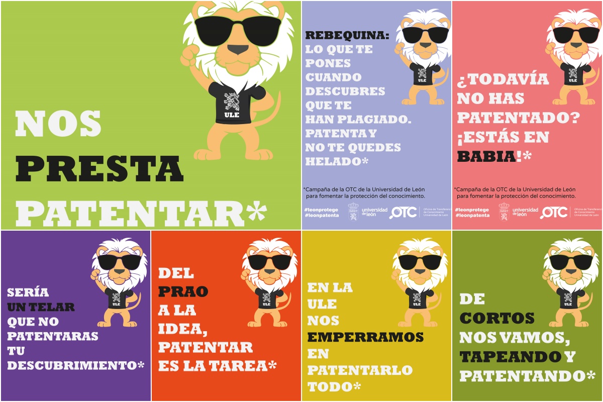 Campaña de promoción de las patentes lanzada por la Universidad de León