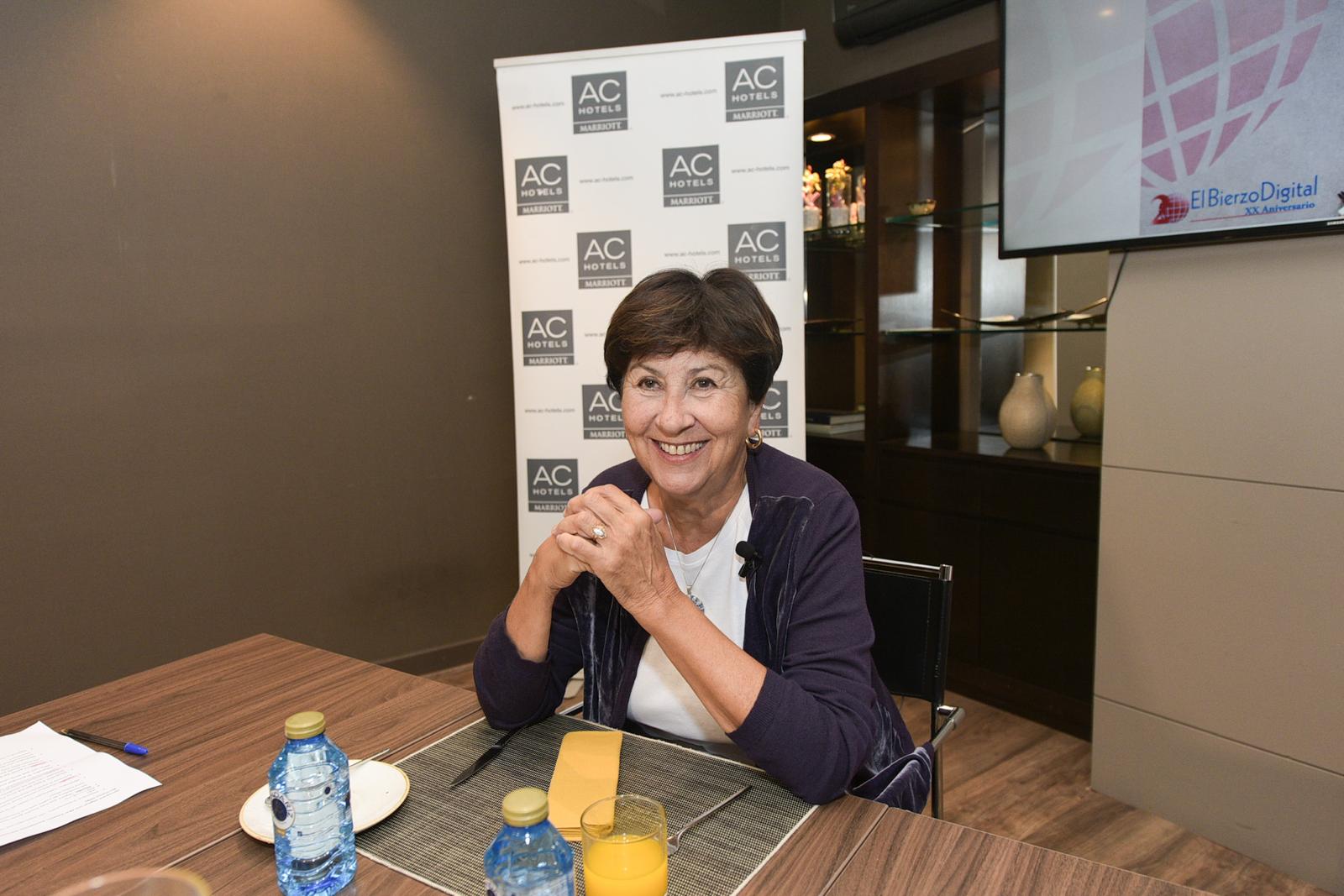 Mar Palacio, presidenta de la gestora del Instituto de Estudios Bercianos (IEB). / QUINITO