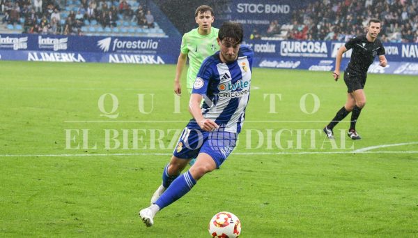 Álex Mula, en el Ponferradina-Barcelona Atlètic