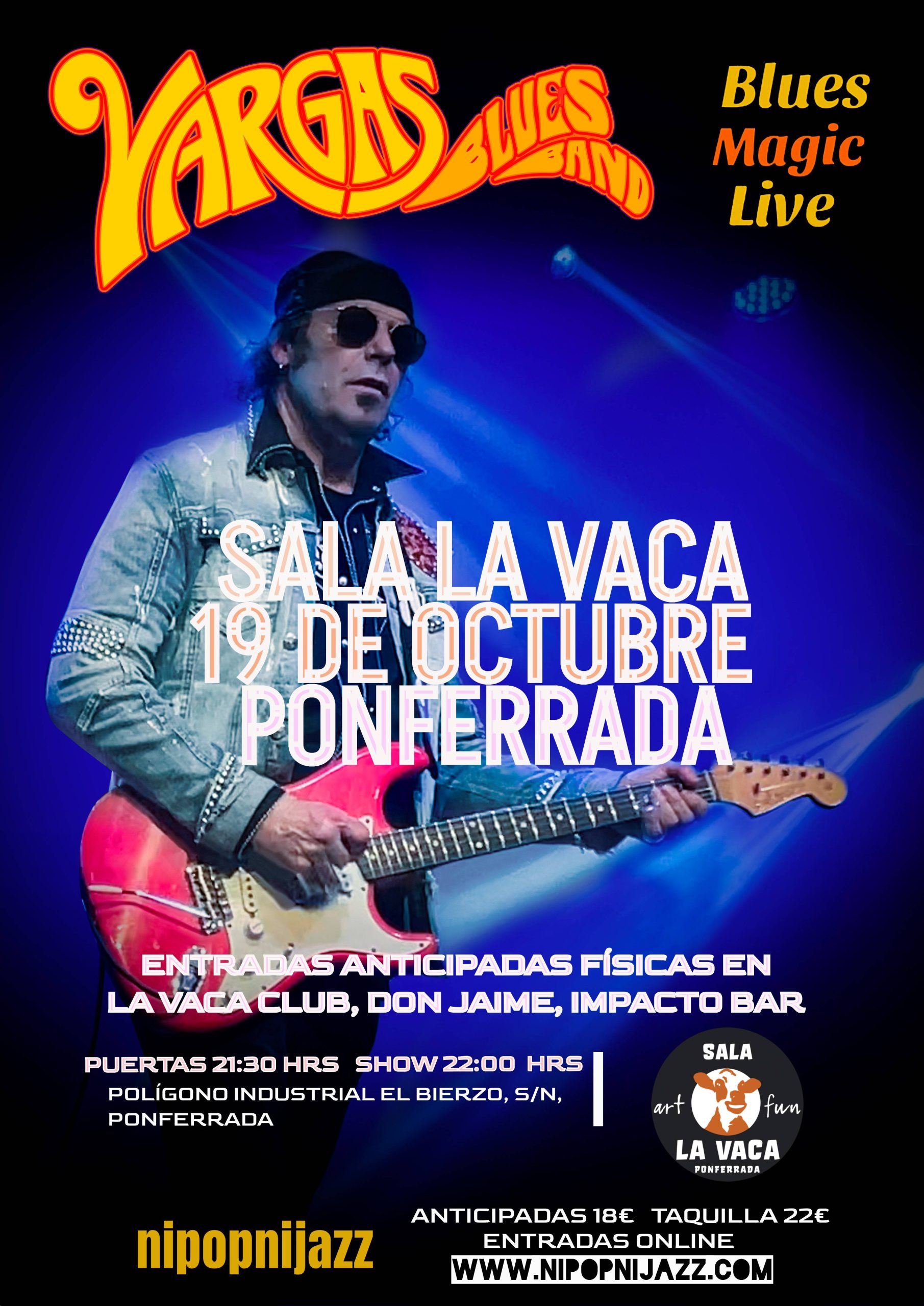 Cartel Vargas Blues Band La Vaca