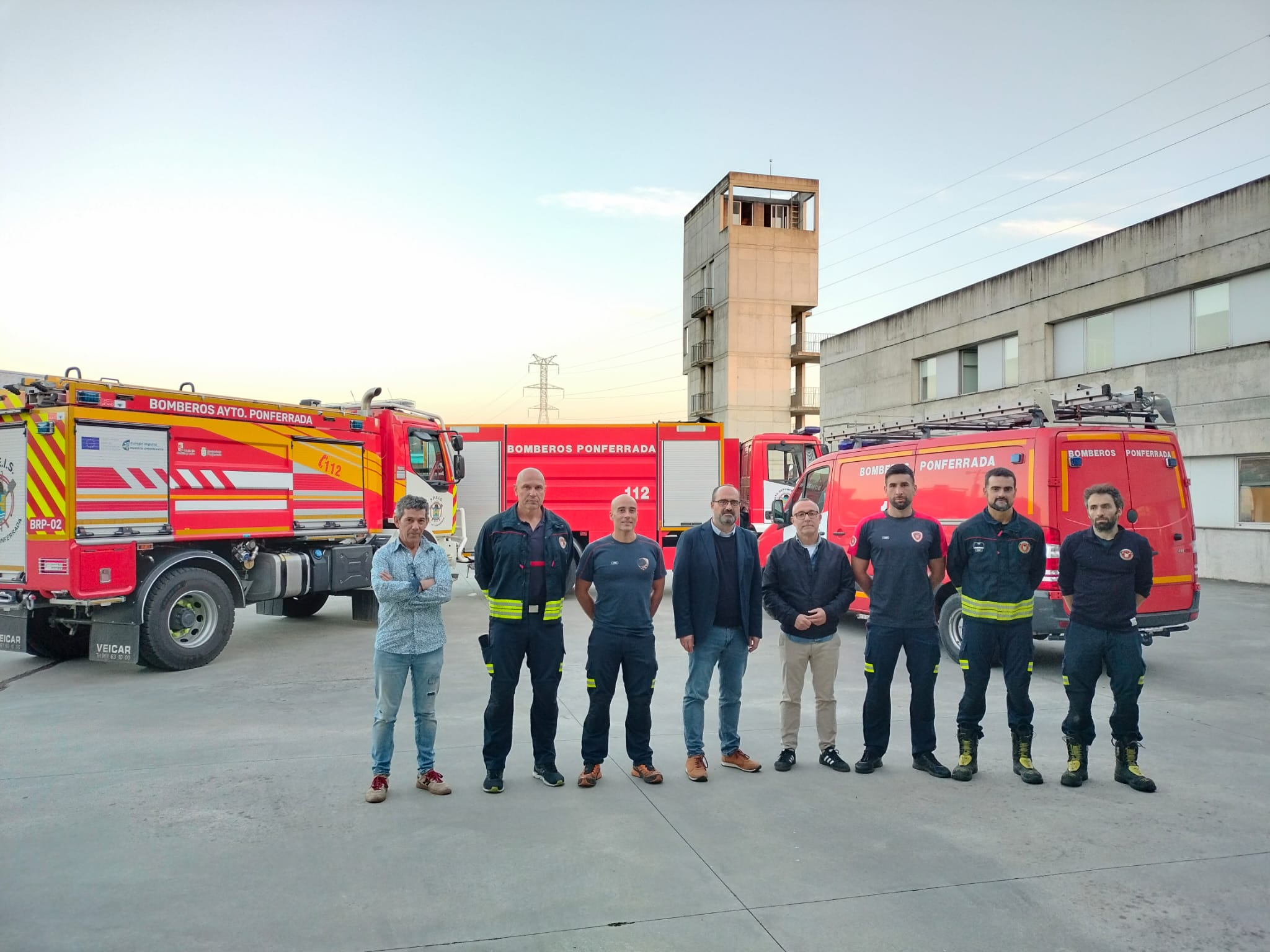 Ponferrada desplaza cinco bomberos a Valencia para ayudar en las labores de rescate y limpieza