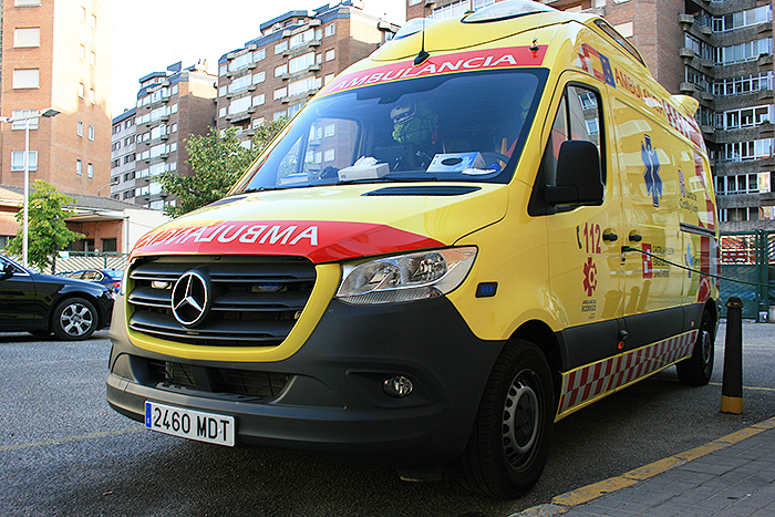 Ambulancia de soporte vital básico.