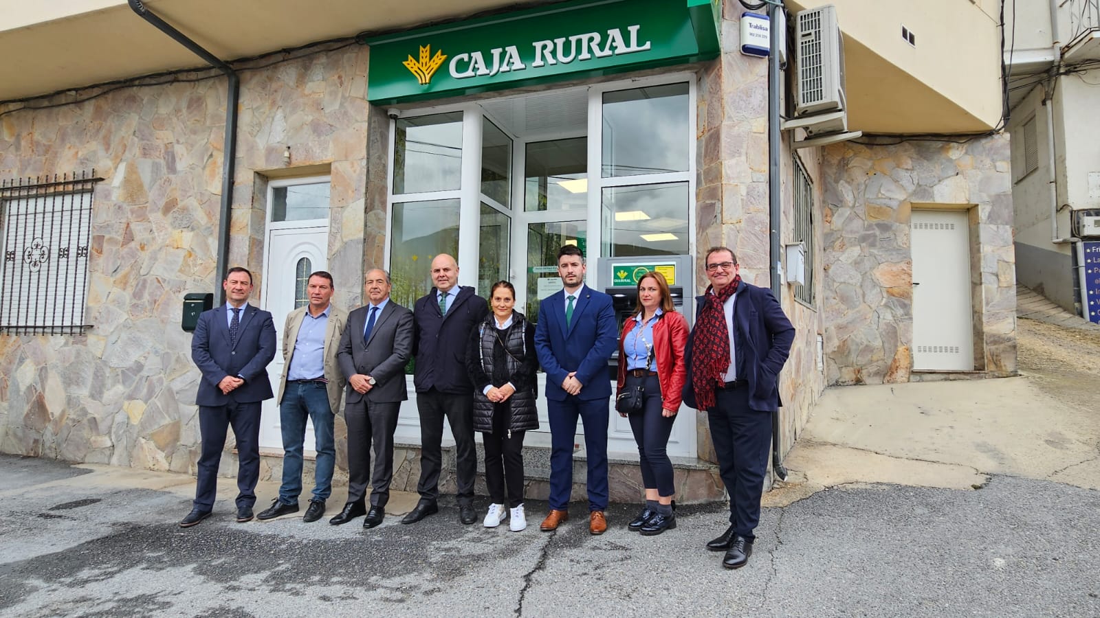 Inauguración de la nueva oficina de Caja Rural en La Baña