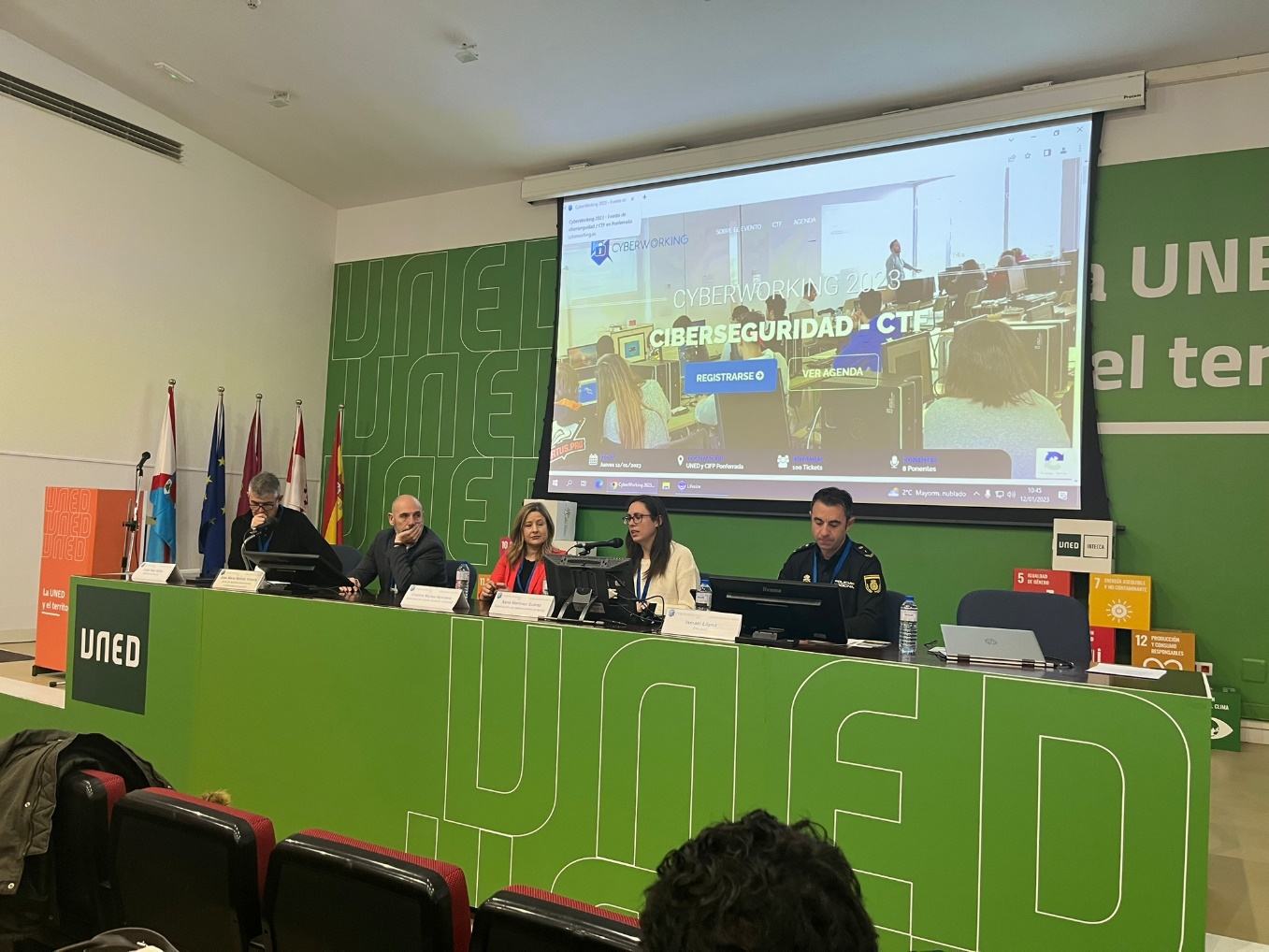 Evento Ciberworking en la Uned de Ponferrada