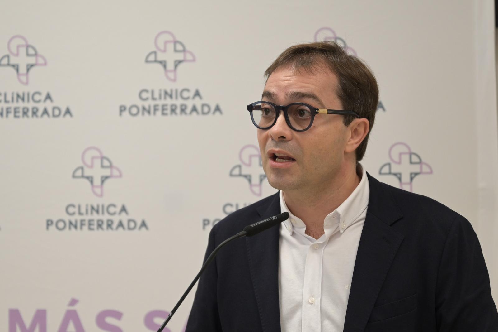 El nuevo gerente de Clínica Ponferrada, Diego Arias. / QUINITO