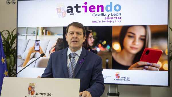 El presidente de la Junta de Castilla y León, Alfonso Fernández Mañueco, inaugura las instalaciones del Centro de Atención a Víctimas de Agresiones Sexuales Atiendo de Salamanca