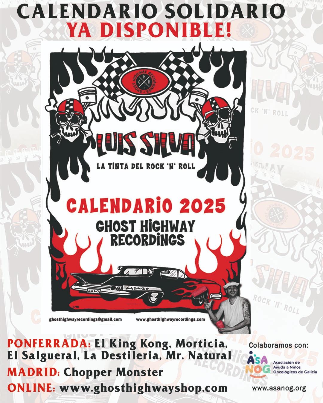 cartel calendario Luis Silva