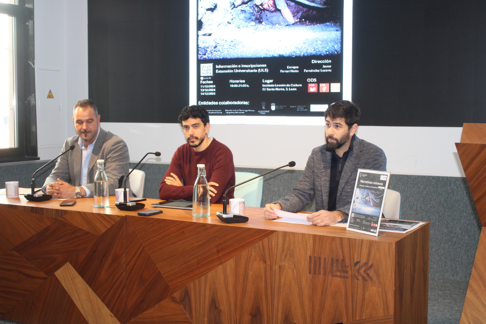 Presentación de las jornadas Narrativas Mineras