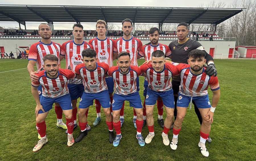 Once del Atlético Bembibre ante el Mojados.