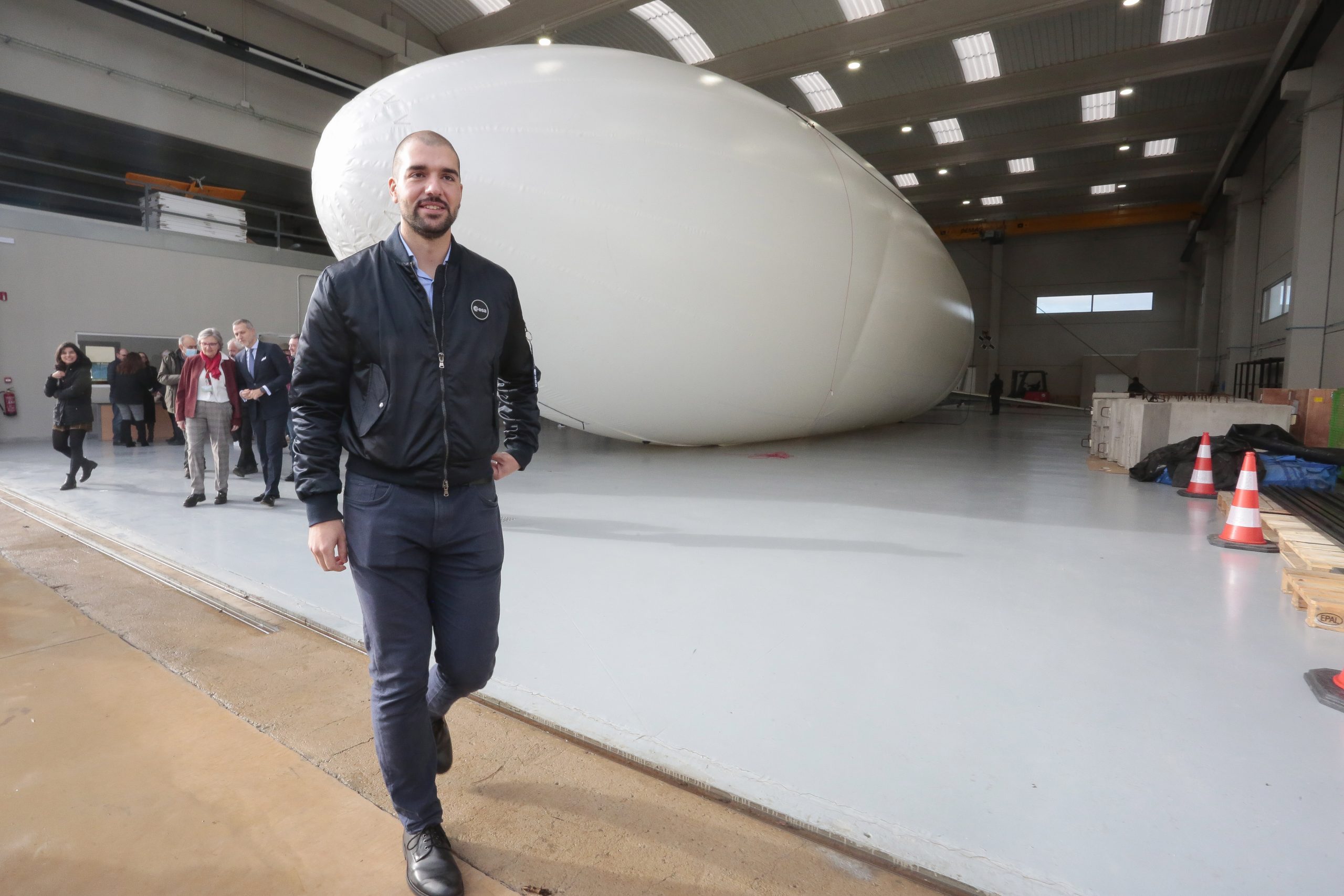 El astronauta Pablo Álvarez