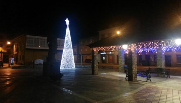 Luces de Navidad en Camponaraya