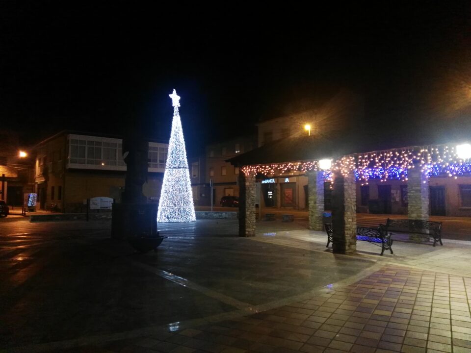 Luces de Navidad en Camponaraya