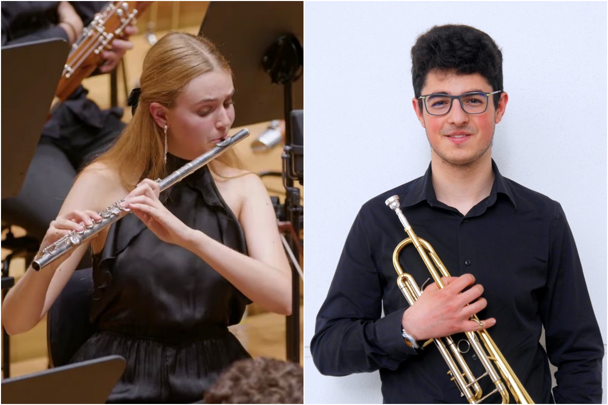 Laura Cañas y Patricio Martín obtuvieron el Premio Extraordinario de las Enseñanzas Artísticas Profesionales en el ámbito de Música