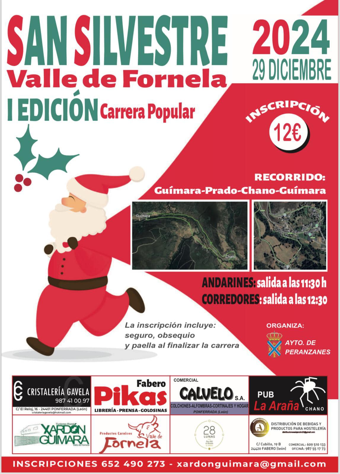 Cartel San Silvestre Fornela