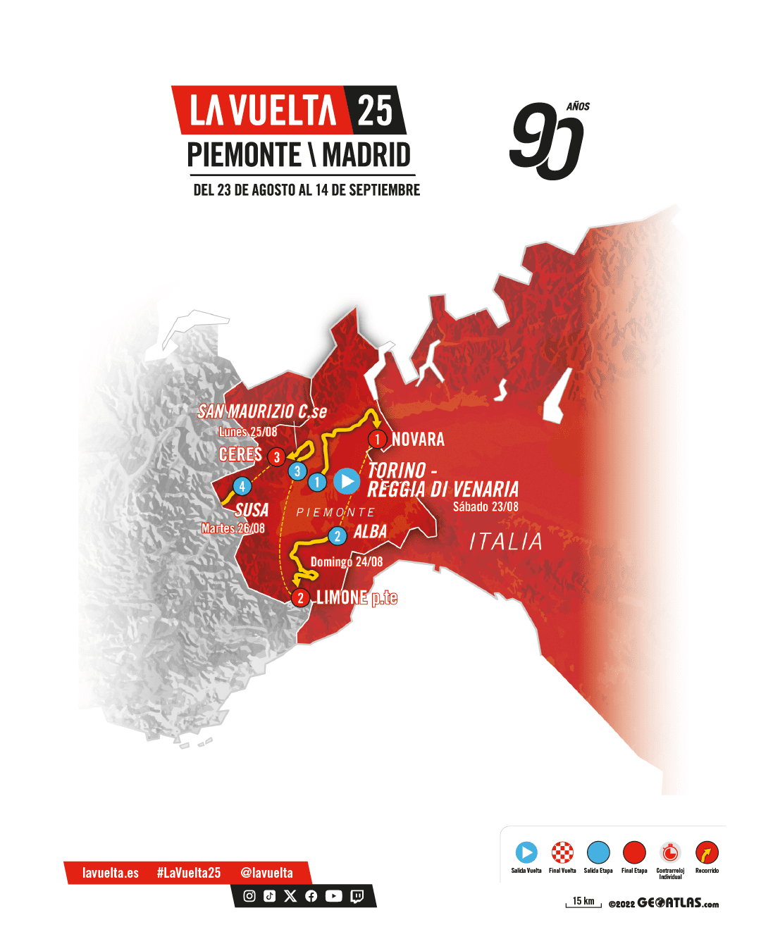 Salida Vuelta España 2025