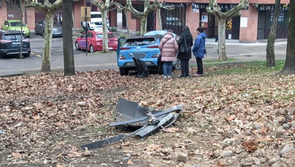 Accidente en la calle Ángel Barja