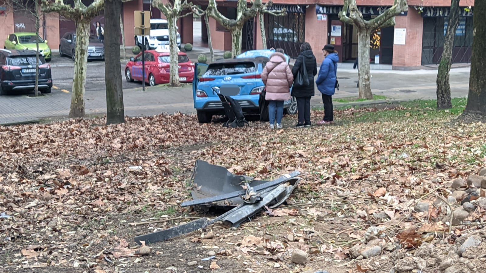 Accidente en la calle Ángel Barja