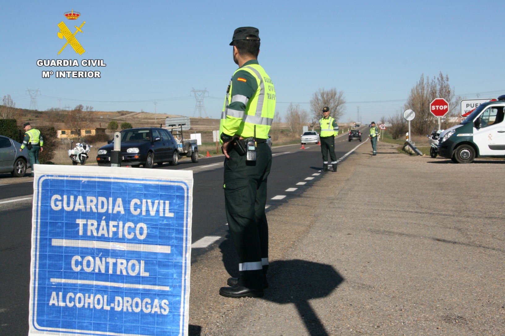 Control de alcoholemia de la Guardia Civil