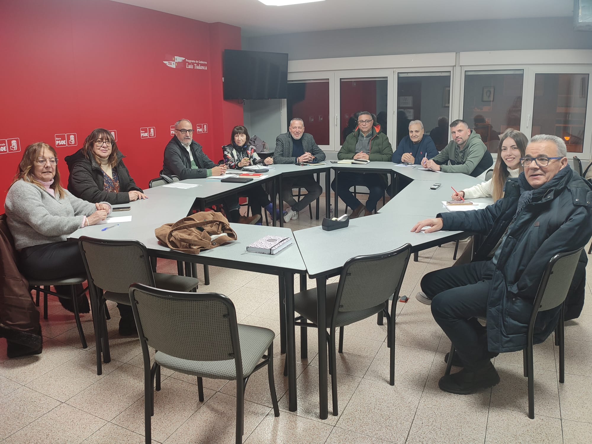 Reunión de la ejecutiva municipal del PSOE de Ponferrada